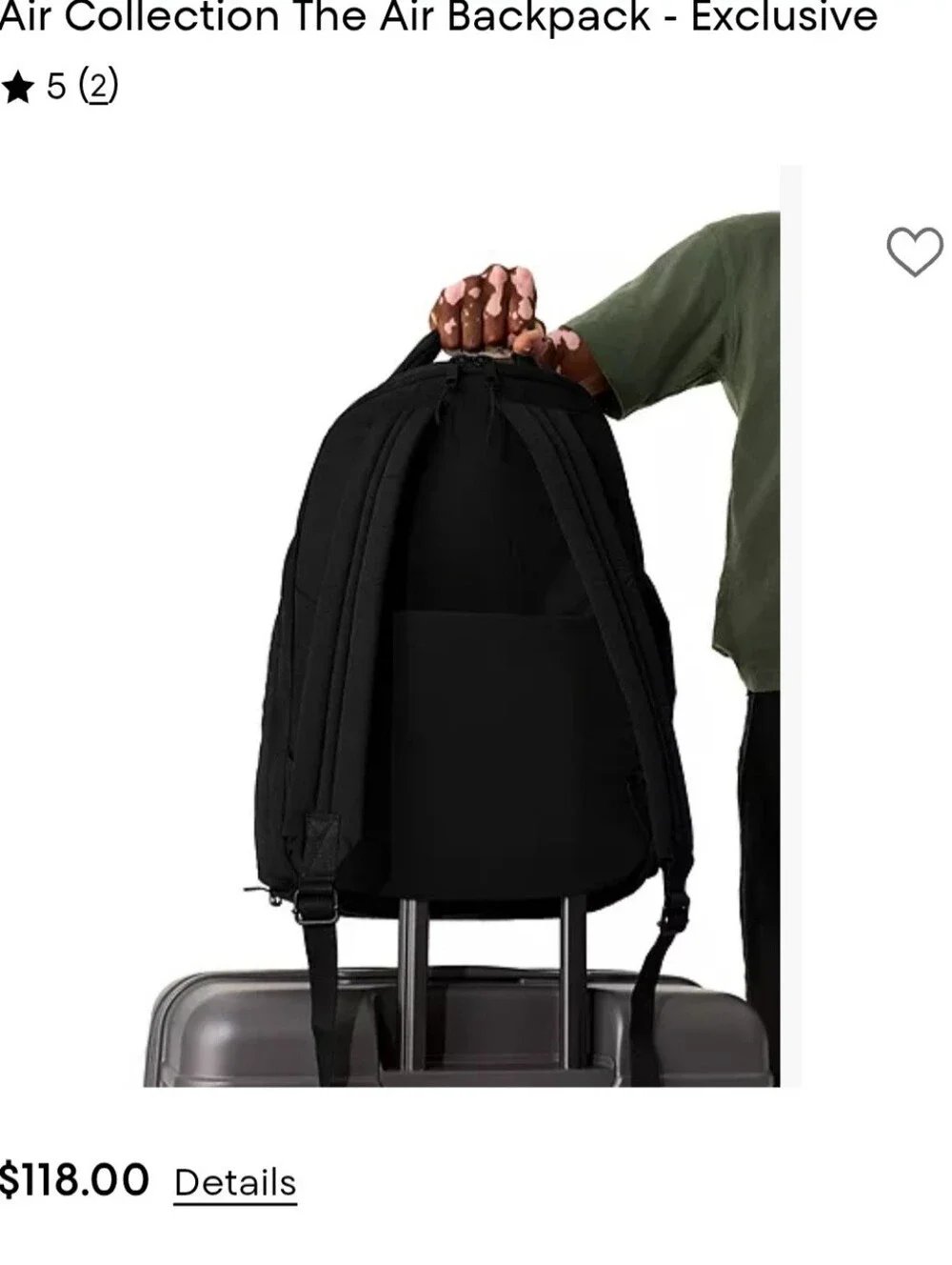 Beis Air Backpack In Black